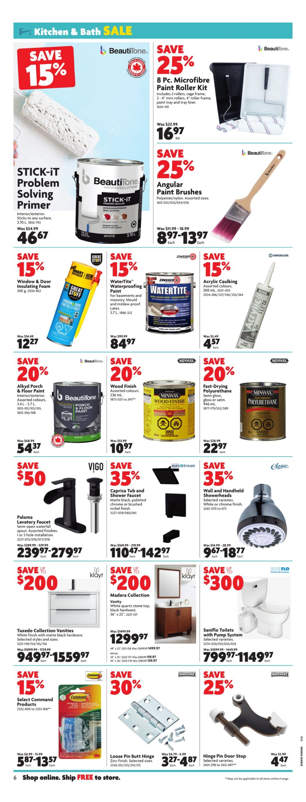 Circulaire Home Hardware 06.10.2022 - 12.10.2022