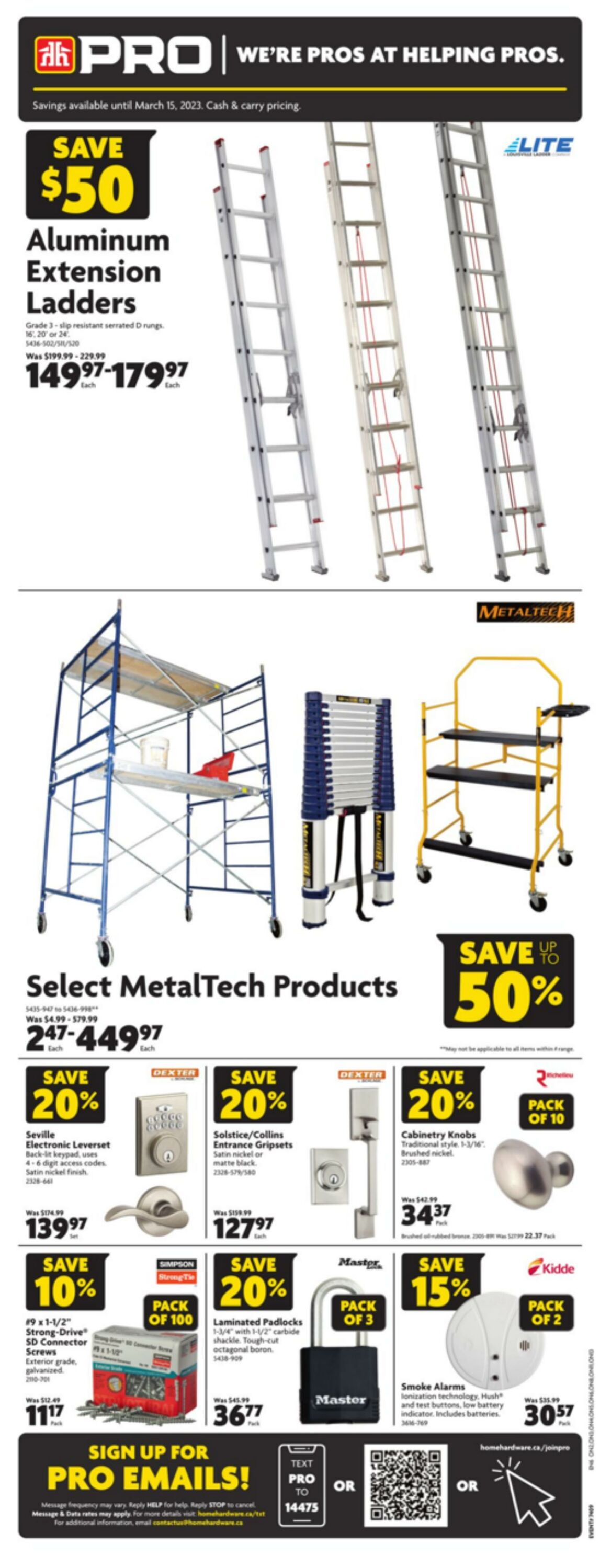 Circulaire Home Hardware 02.03.2023 - 15.03.2023