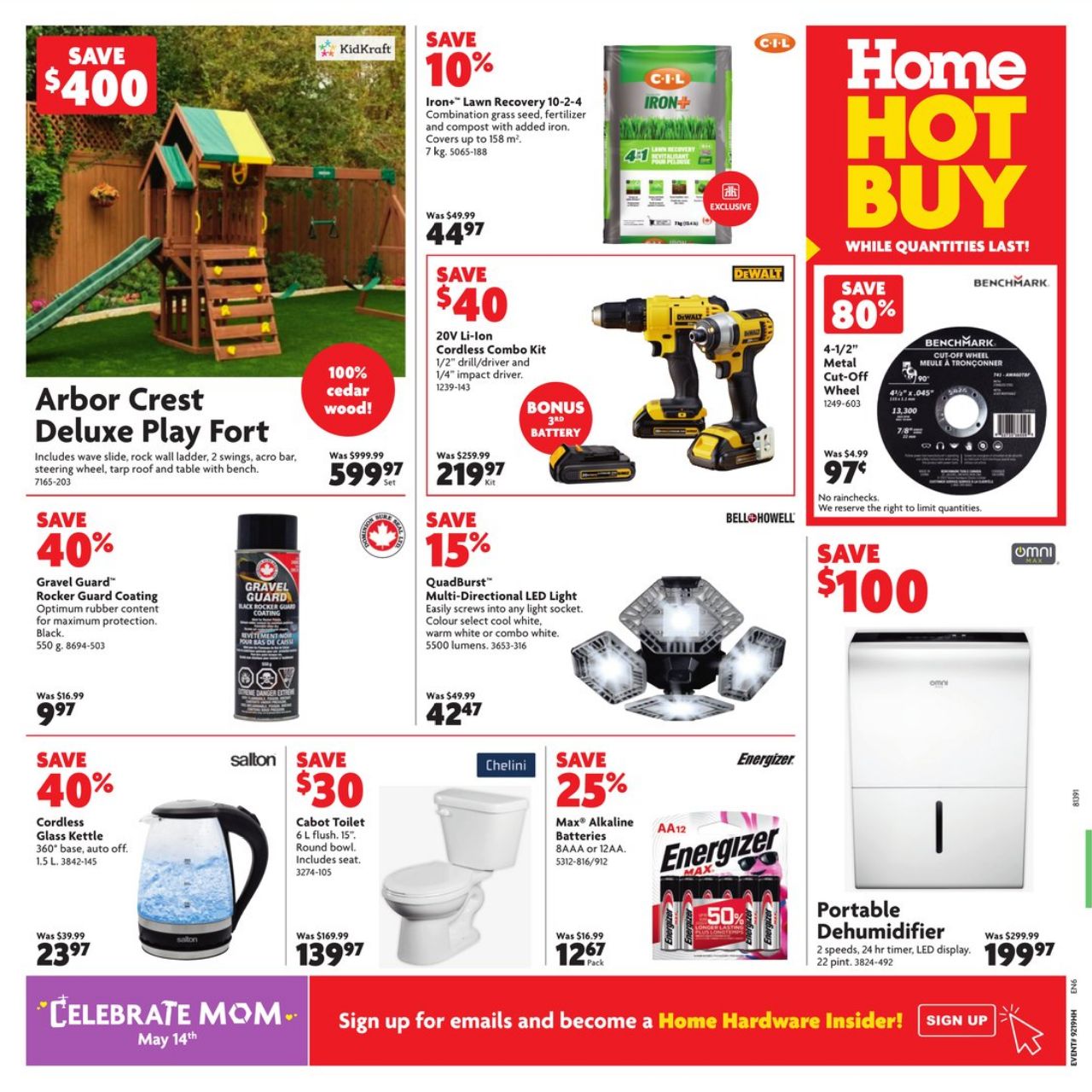 Circulaire Home Hardware 09.05.2024 - 22.05.2024