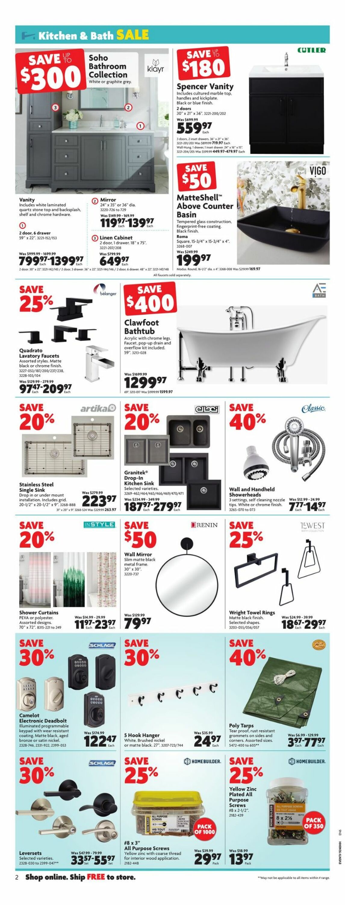 Circulaire Home Hardware 07.10.2021 - 13.10.2021