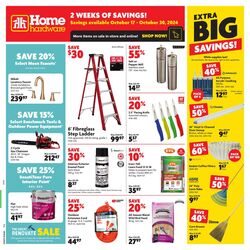 Circulaire Home Hardware 24.10.2024 - 30.10.2024