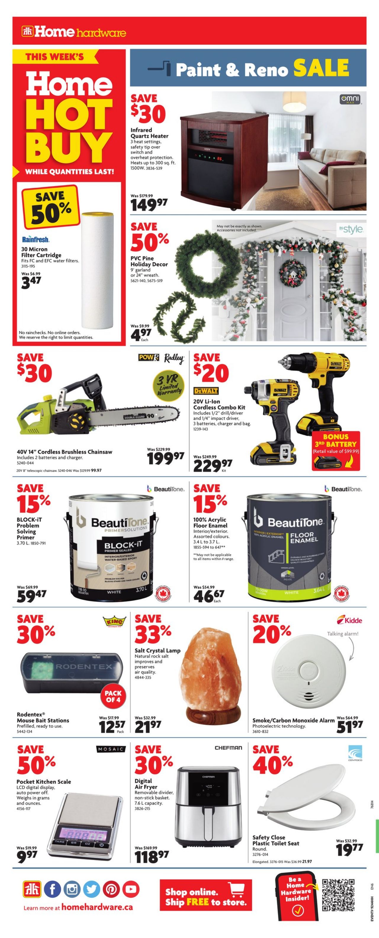 Circulaire Home Hardware 27.10.2022 - 02.11.2022
