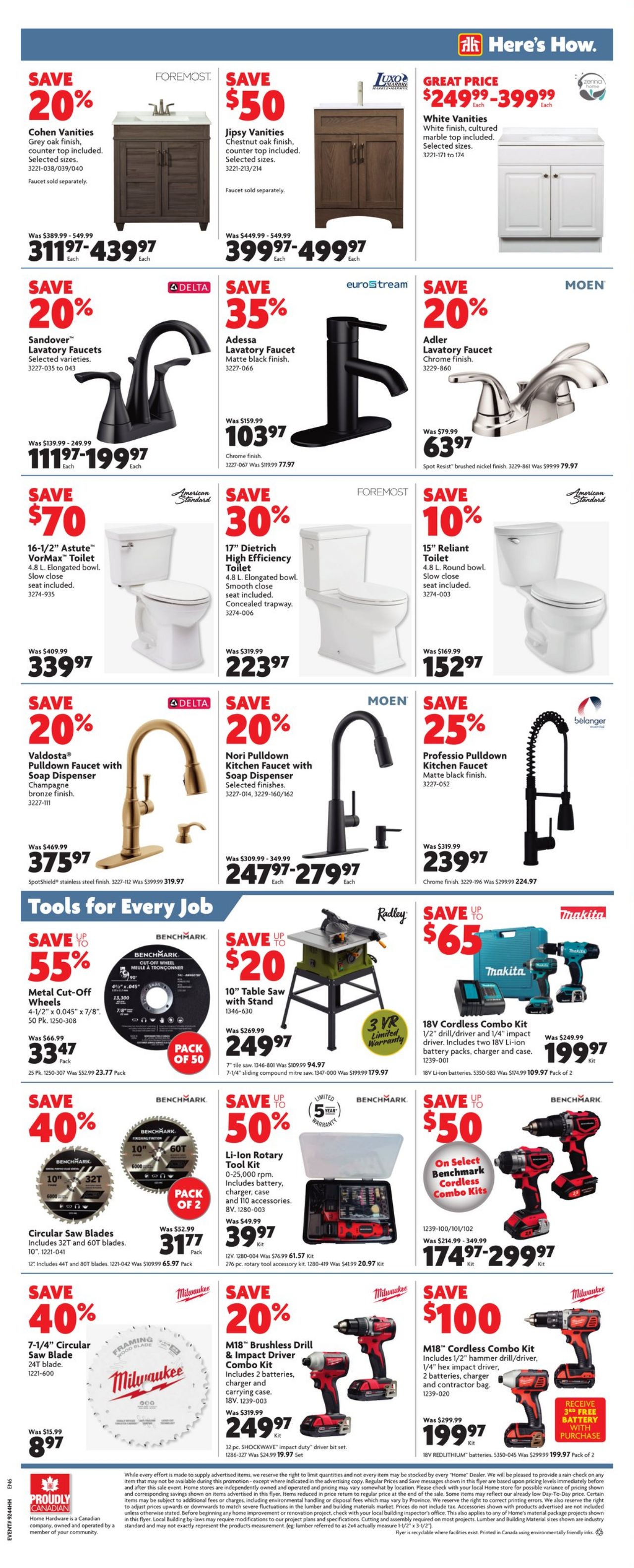 Circulaire Home Hardware 27.10.2022 - 02.11.2022