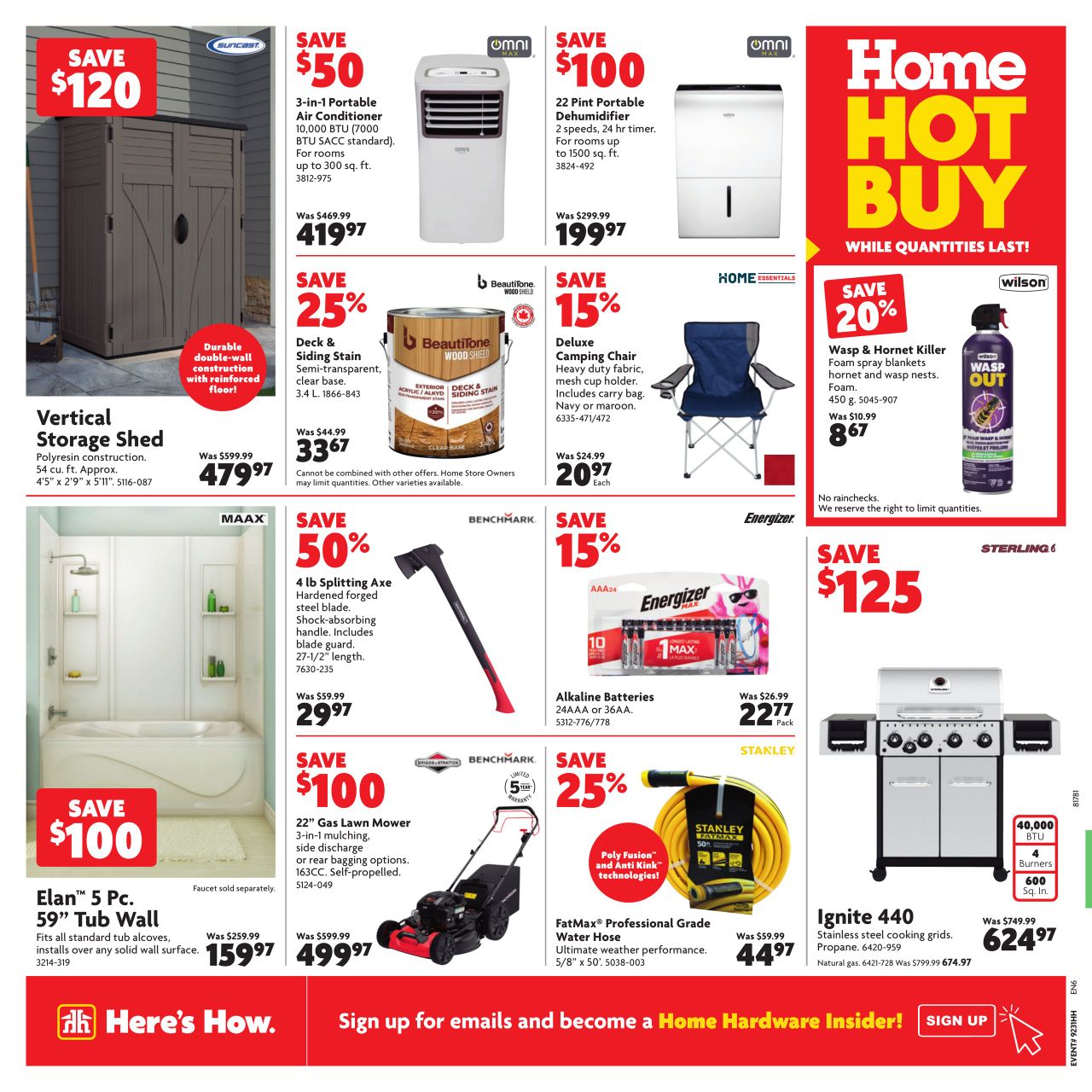 Circulaire Home Hardware 01.08.2024 - 14.08.2024