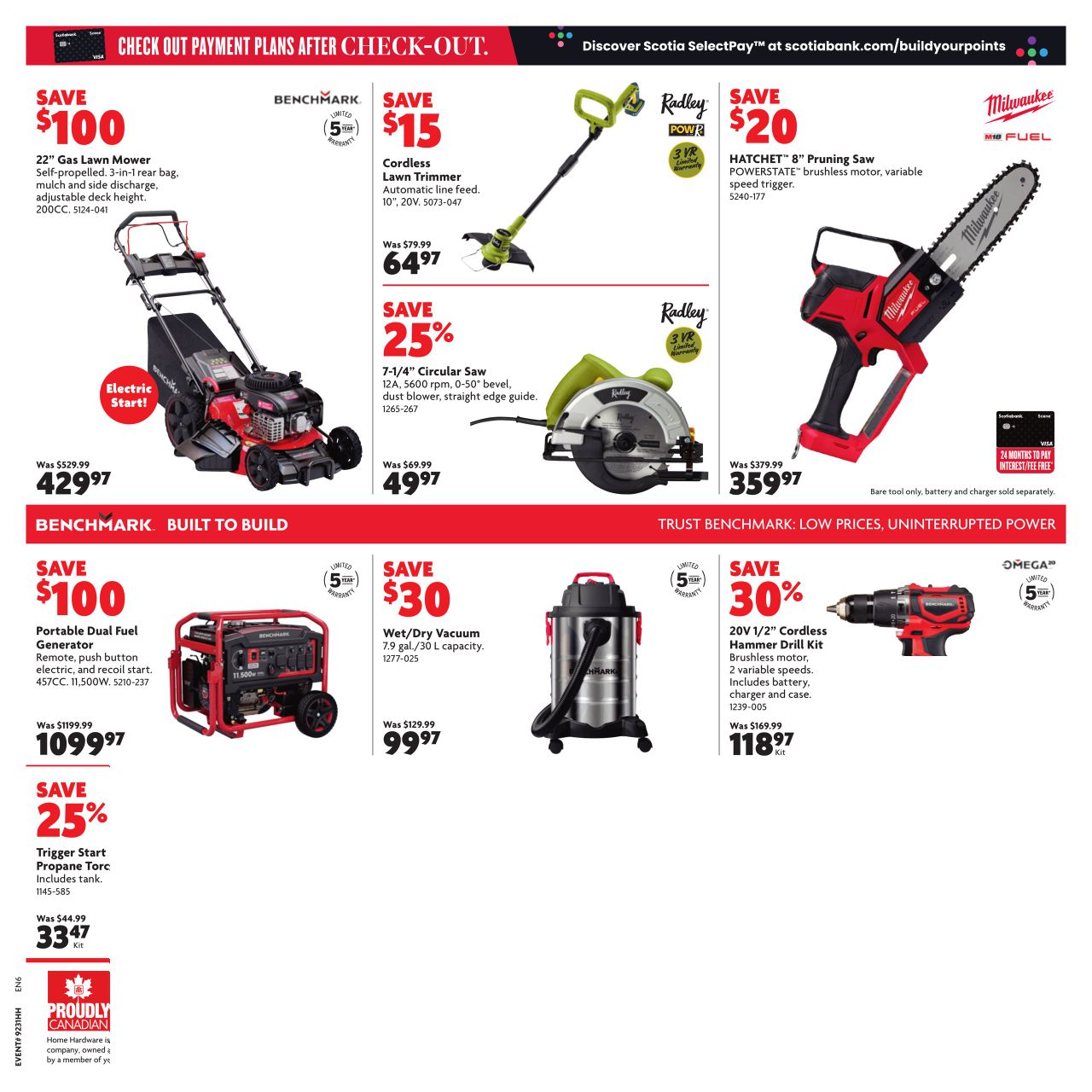 Circulaire Home Hardware 01.08.2024 - 14.08.2024