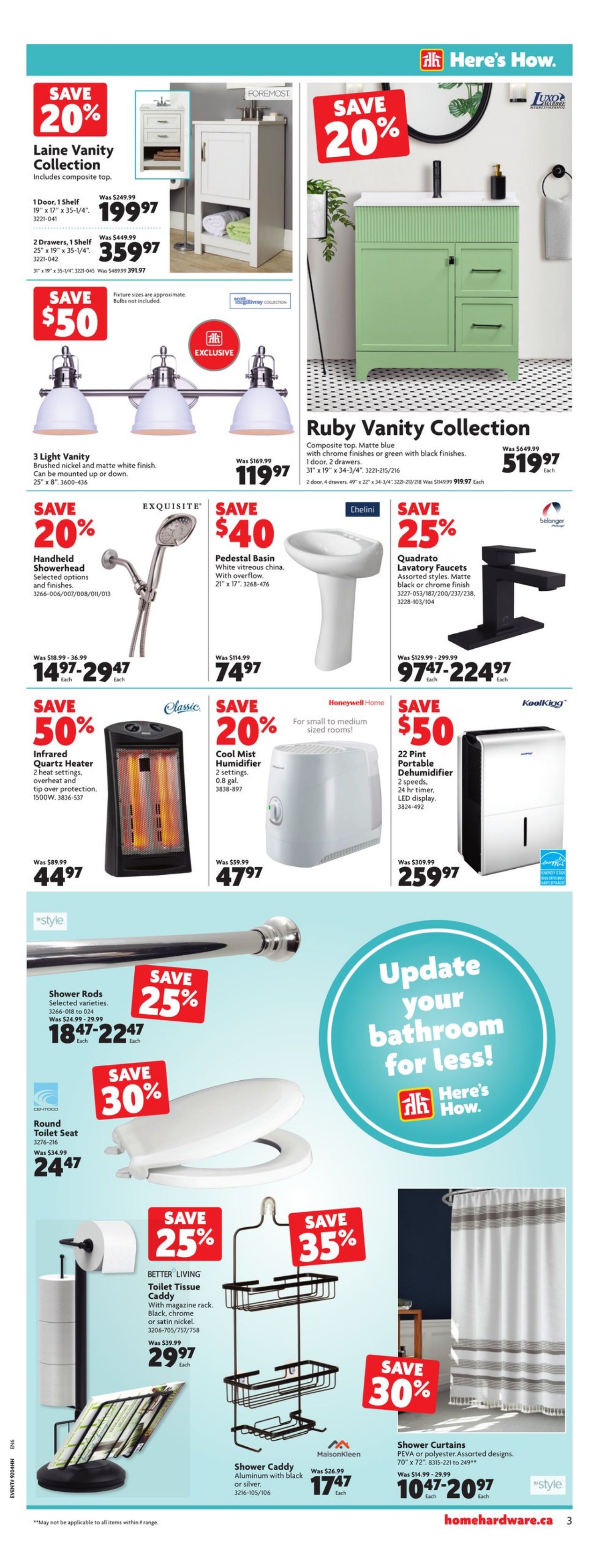 Circulaire Home Hardware 20.01.2022 - 26.01.2022