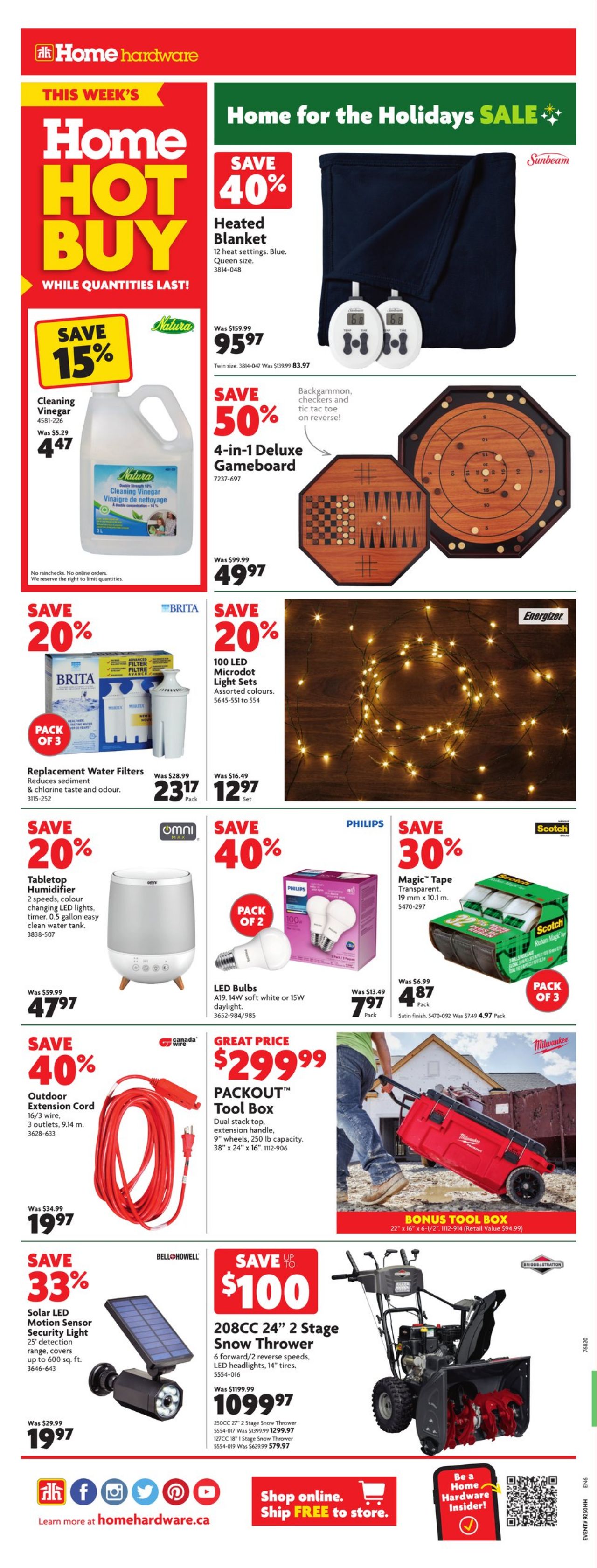 Circulaire Home Hardware 08.12.2022 - 14.12.2022