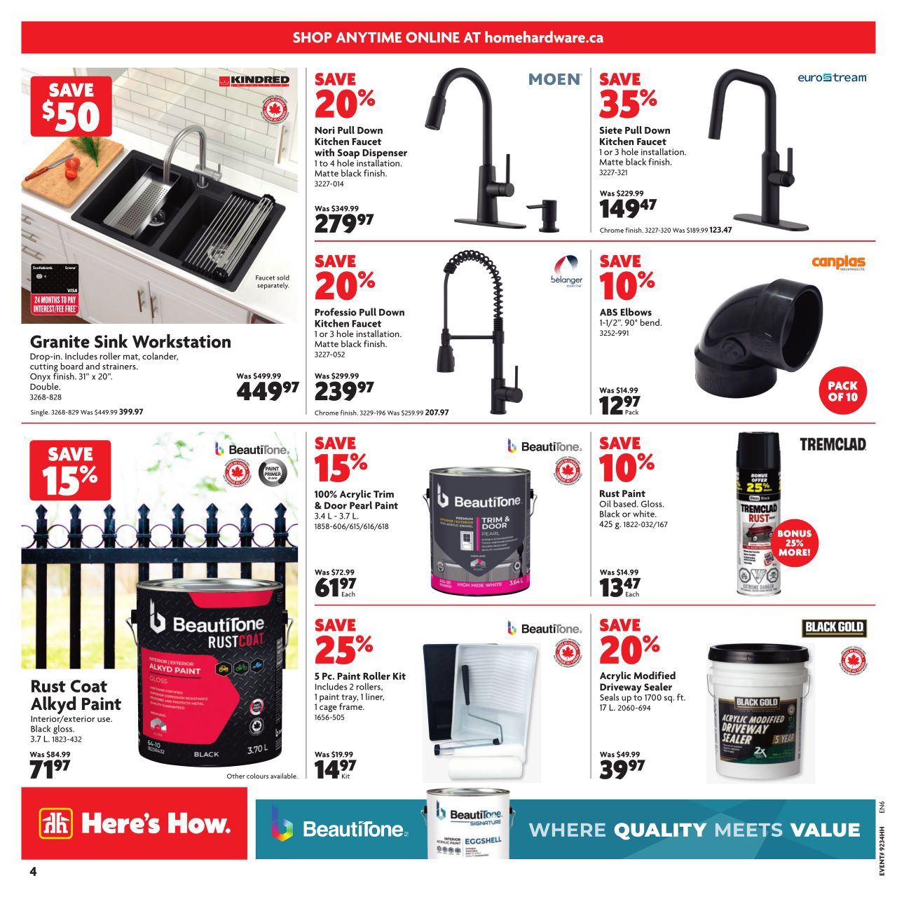 Circulaire Home Hardware 22.08.2024 - 28.08.2024