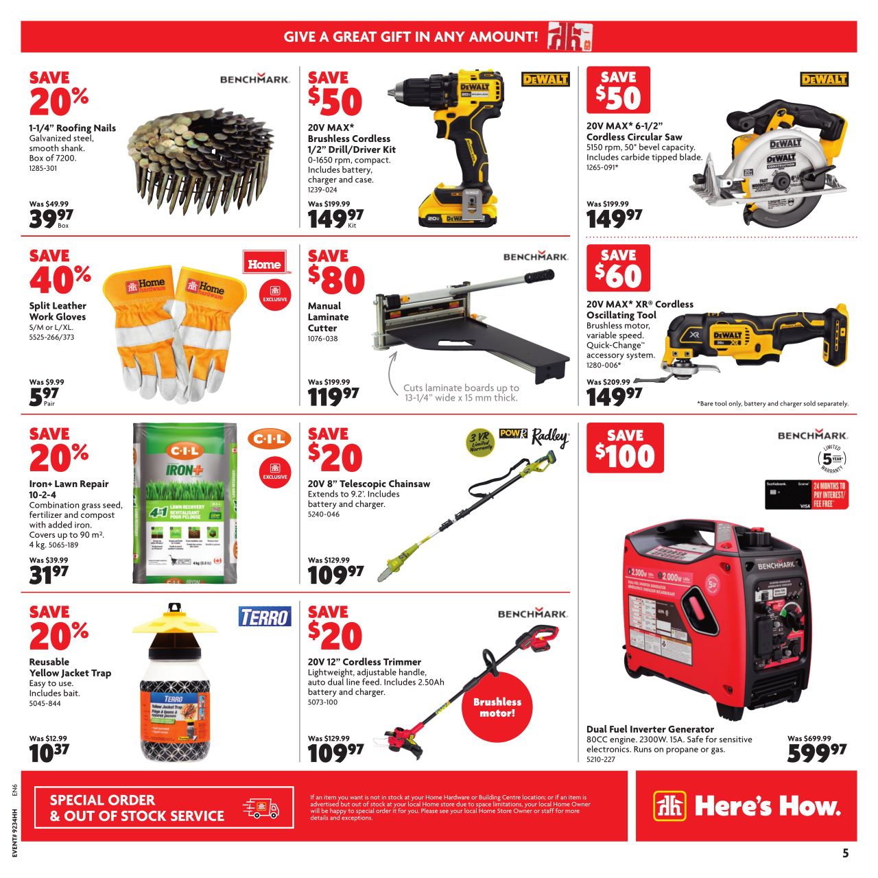 Circulaire Home Hardware 22.08.2024 - 28.08.2024