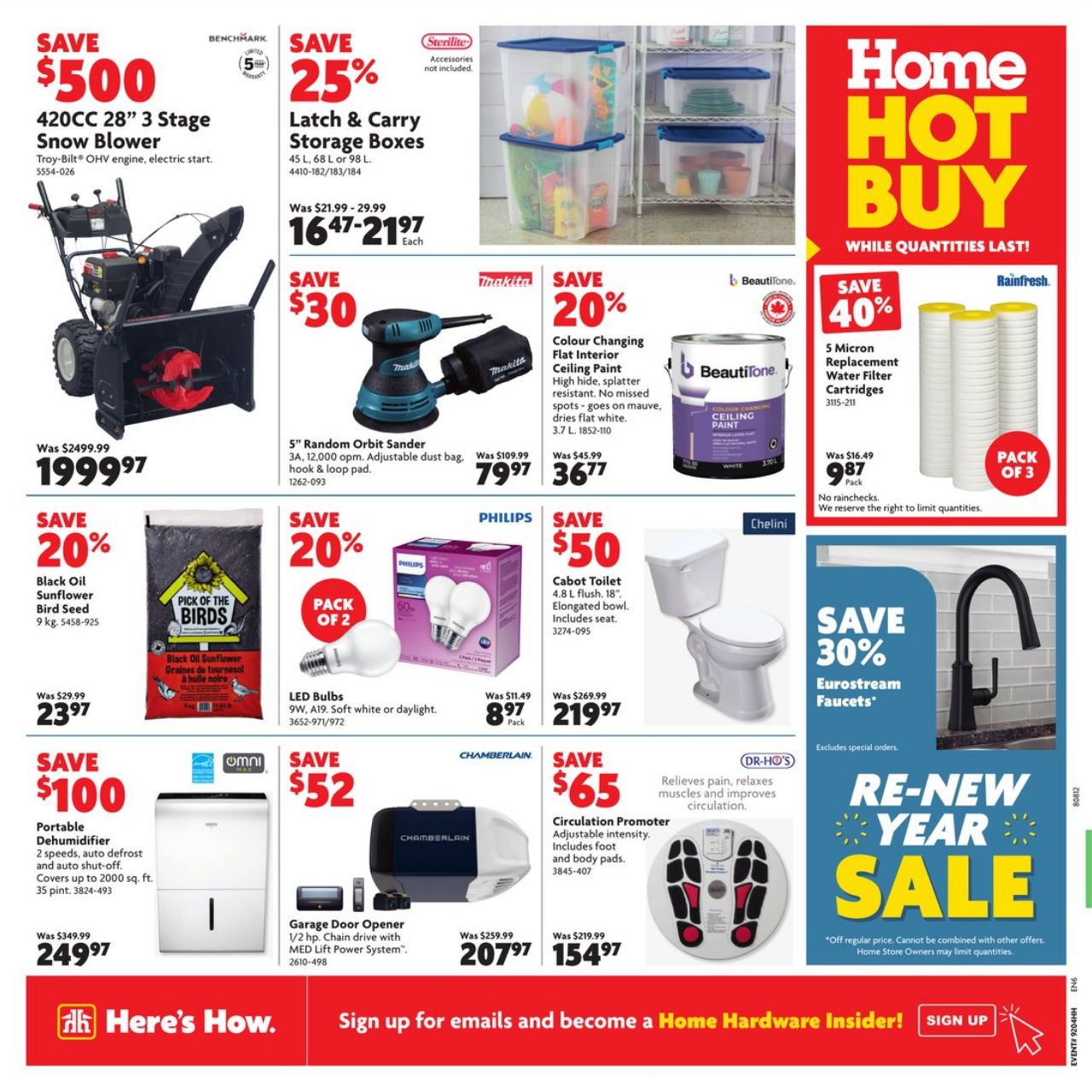 Circulaire Home Hardware 25.01.2024 - 31.01.2024