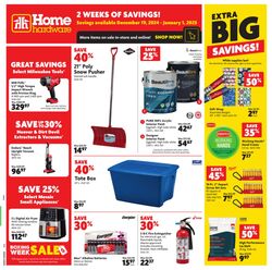 Circulaire Home Hardware 08.12.2022 - 14.12.2022