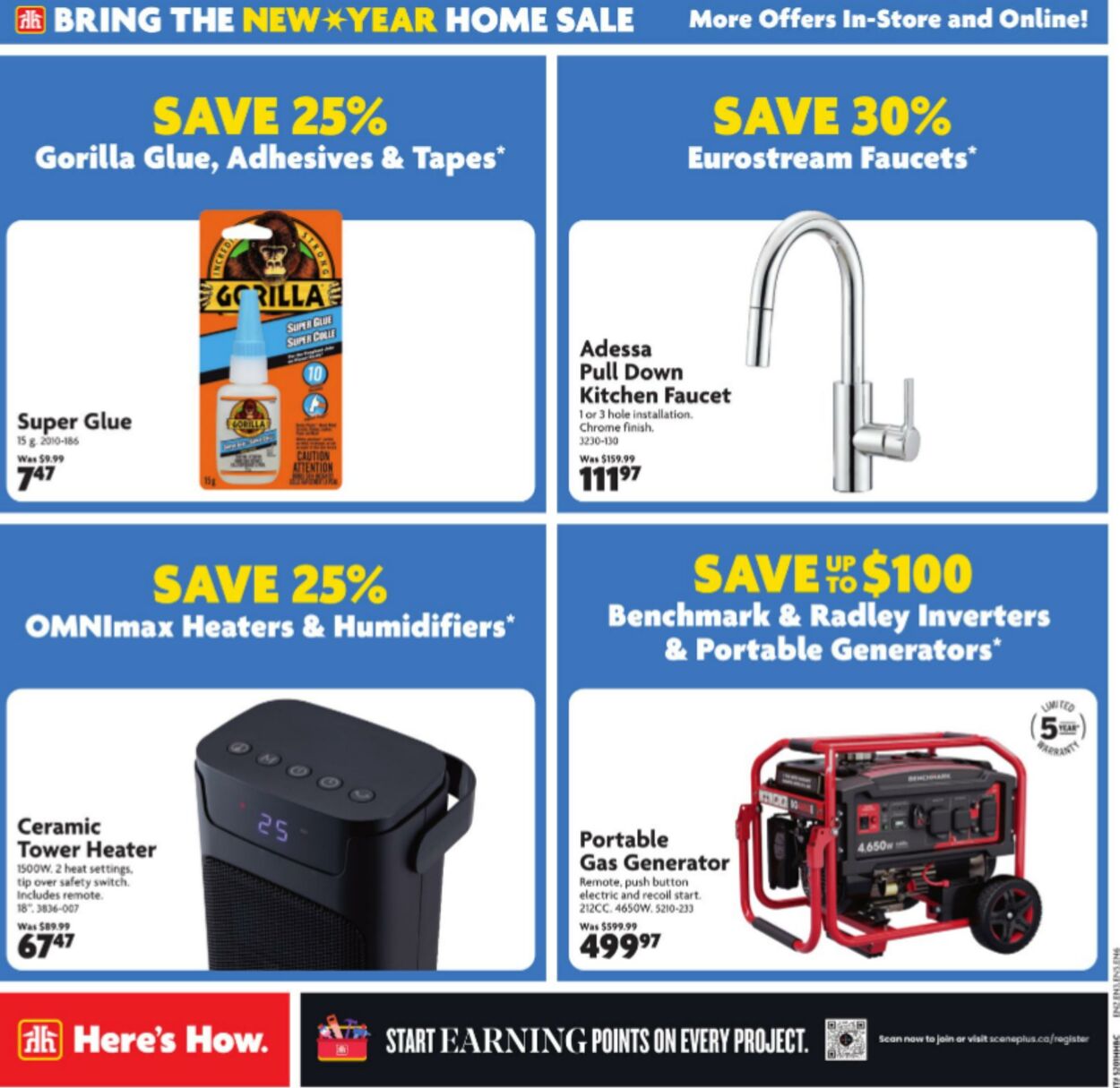 Circulaire Home Hardware 02.01.2025 - 15.01.2025