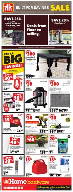 Circulaire Home Hardware 06.08.2022 - 01.08.2023