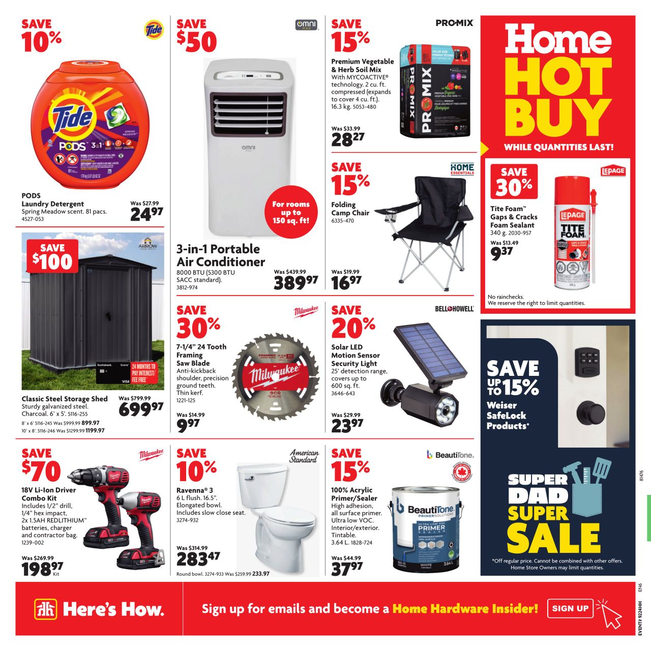 Circulaire Home Hardware 13.06.2024 - 19.06.2024