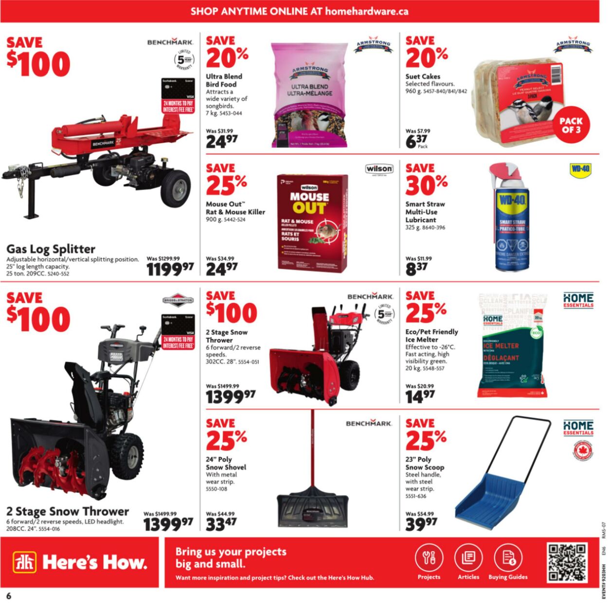 Circulaire Home Hardware 16.01.2025 - 29.01.2025