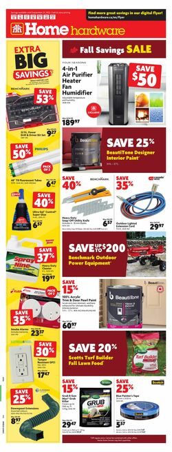 Circulaire Home Hardware 15.09.2022-21.09.2022