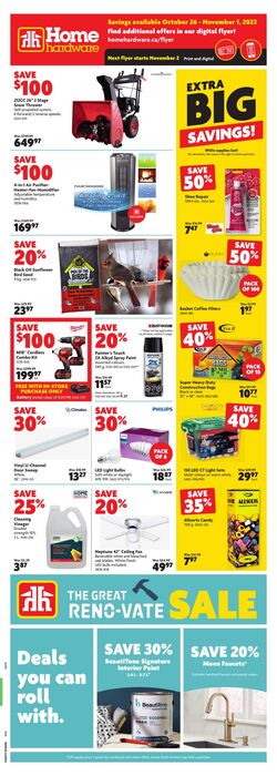 Circulaire Home Hardware 02.11.2023 - 20.12.2023