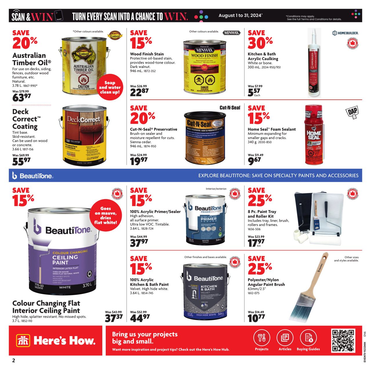 Circulaire Home Hardware 15.08.2024 - 28.08.2024