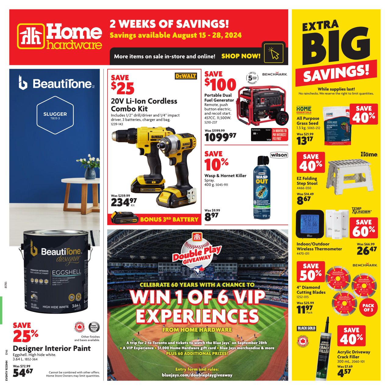 Circulaire Home Hardware 15.08.2024 - 28.08.2024