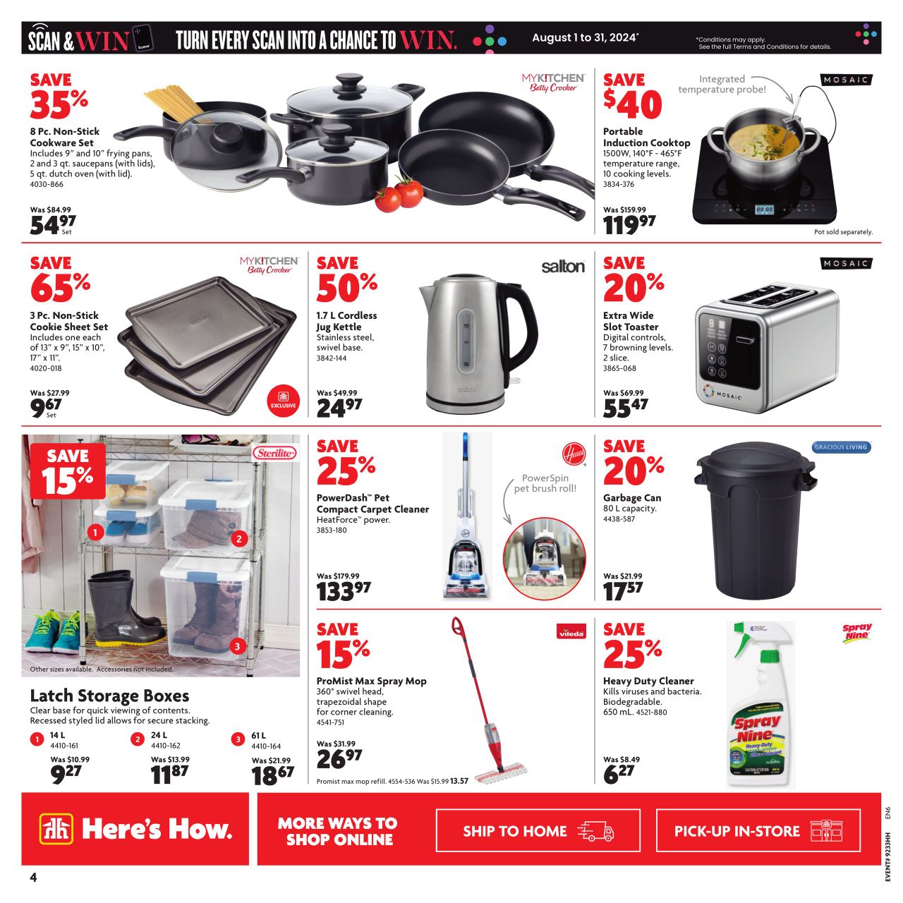 Circulaire Home Hardware 15.08.2024 - 28.08.2024