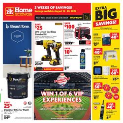 Circulaire Home Hardware 12.09.2024 - 25.09.2024