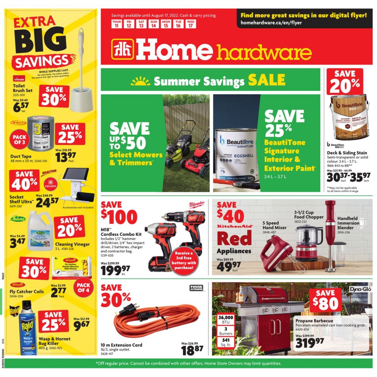 Circulaire Home Hardware 11.08.2022 - 17.08.2022