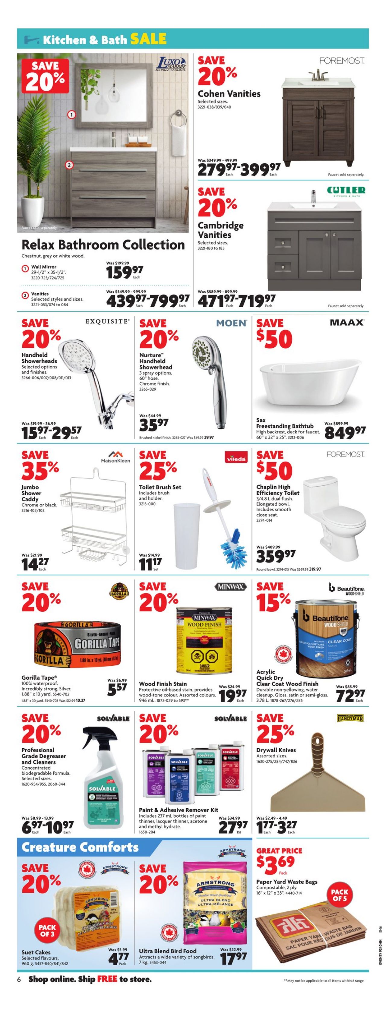 Circulaire Home Hardware 29.09.2022 - 05.10.2022