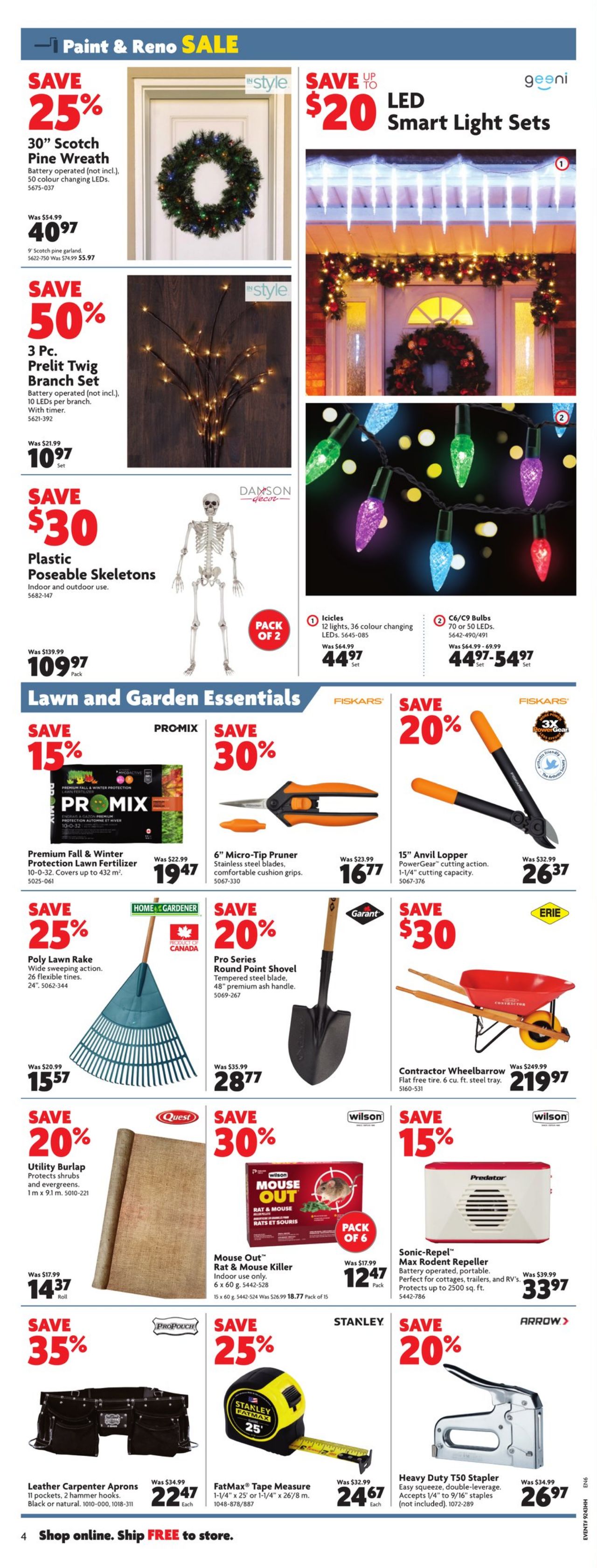 Circulaire Home Hardware 20.10.2022 - 26.10.2022