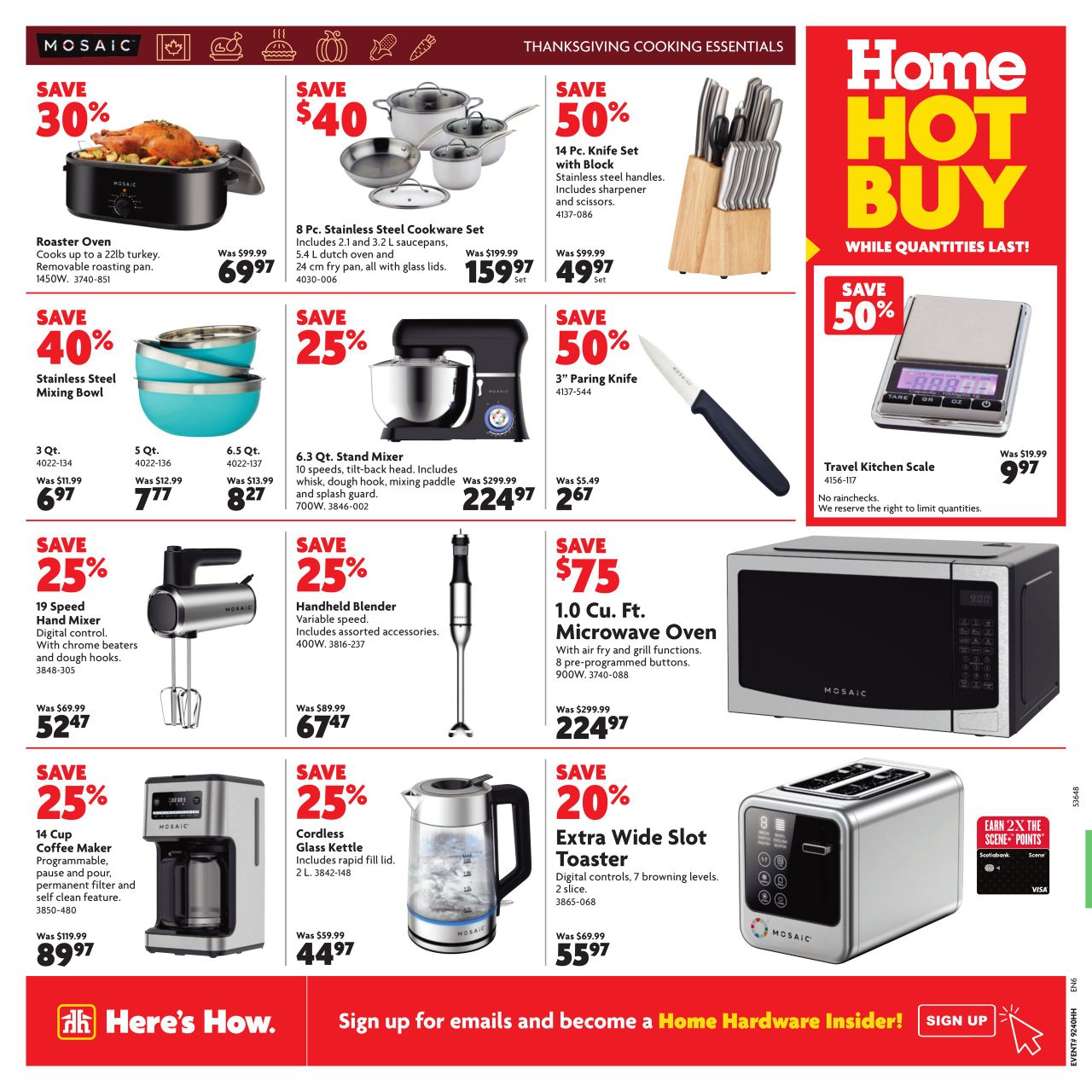 Circulaire Home Hardware 03.10.2024 - 16.10.2024