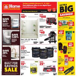 Circulaire Home Hardware 15.02.2024 - 21.02.2024