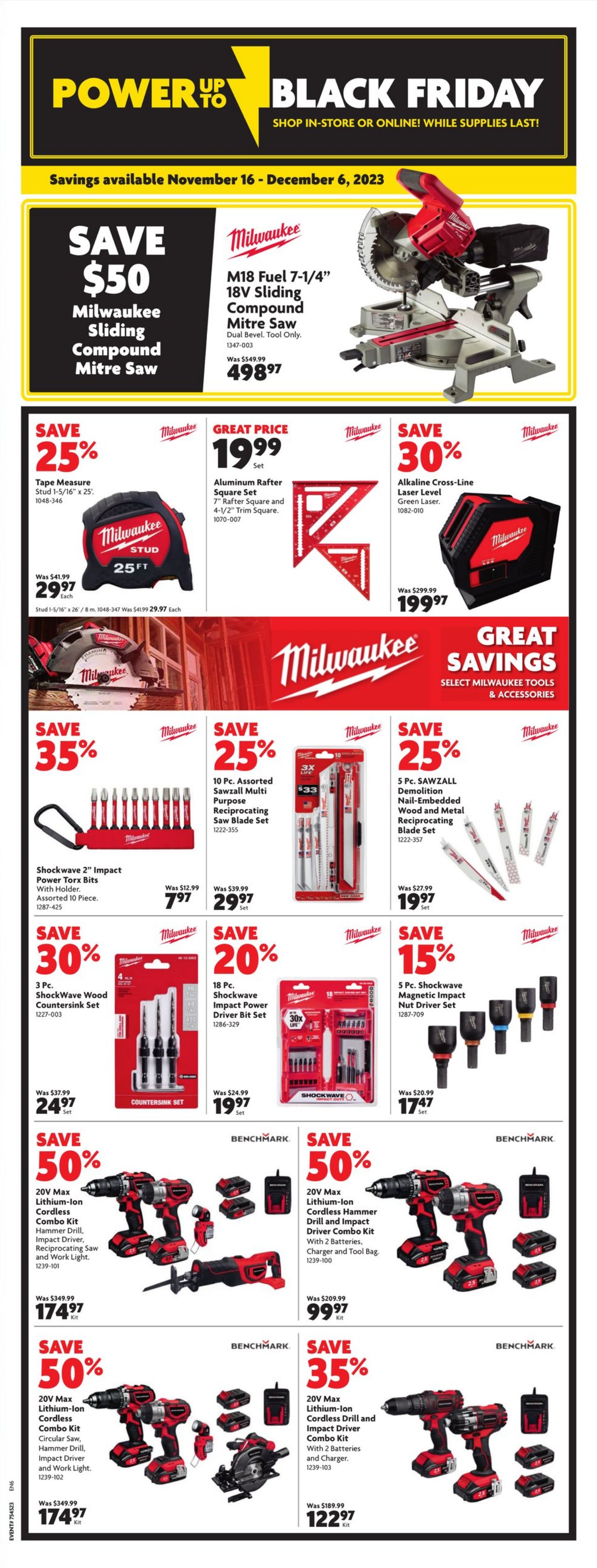 Circulaire Home Hardware 16.11.2023 - 22.11.2023