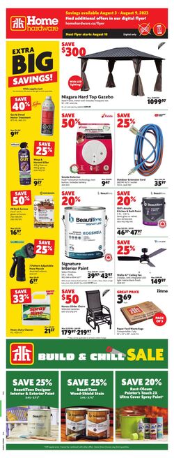 Circulaire Home Hardware 14.09.2023 - 20.09.2023