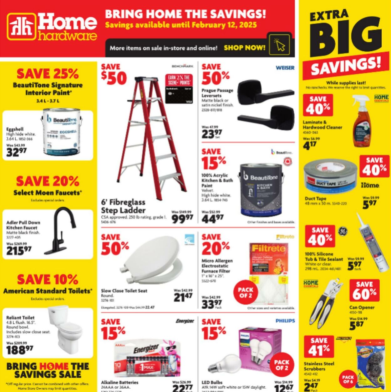 Circulaire Home Hardware 29.01.2025 - 12.02.2025