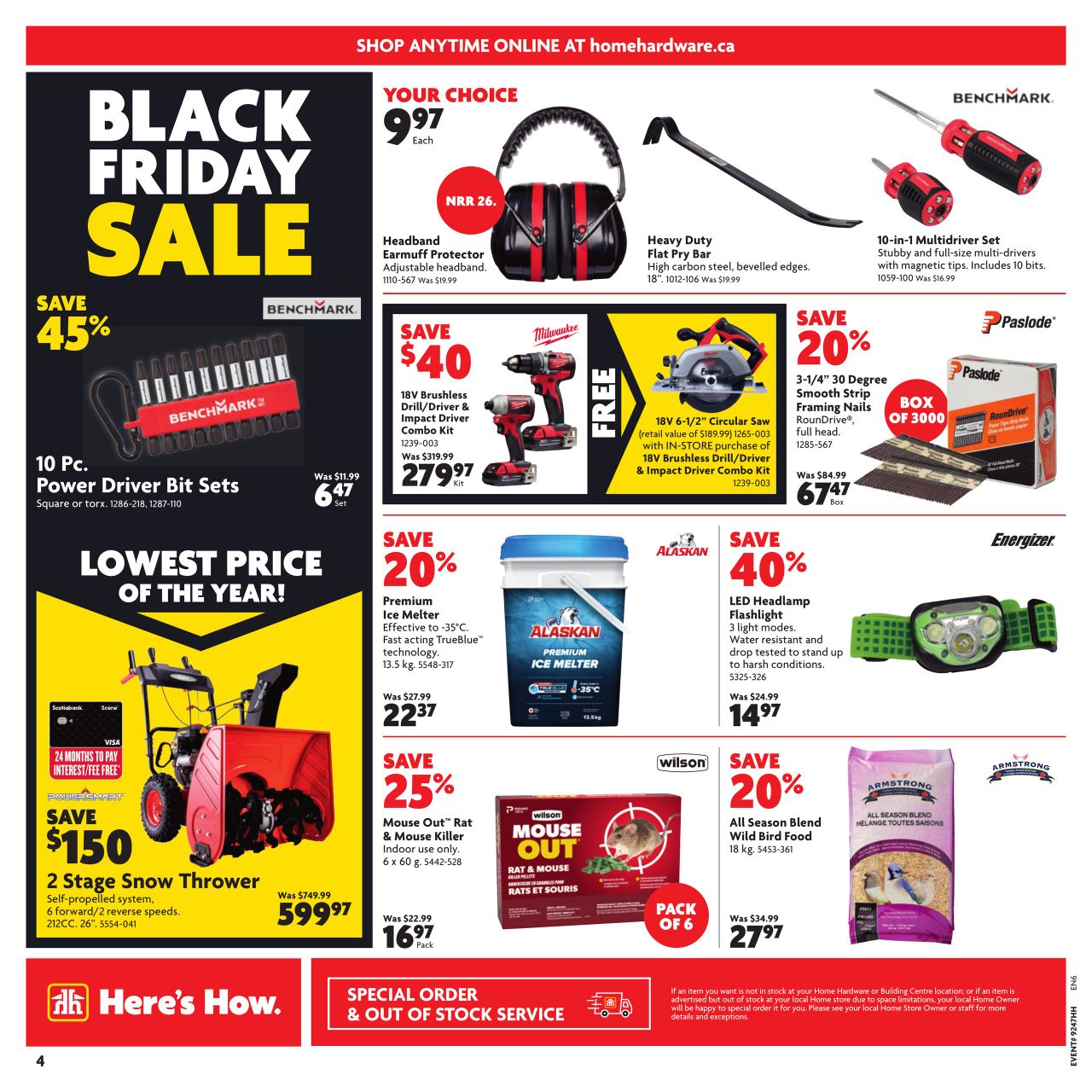 Circulaire Home Hardware 21.11.2024 - 27.11.2024