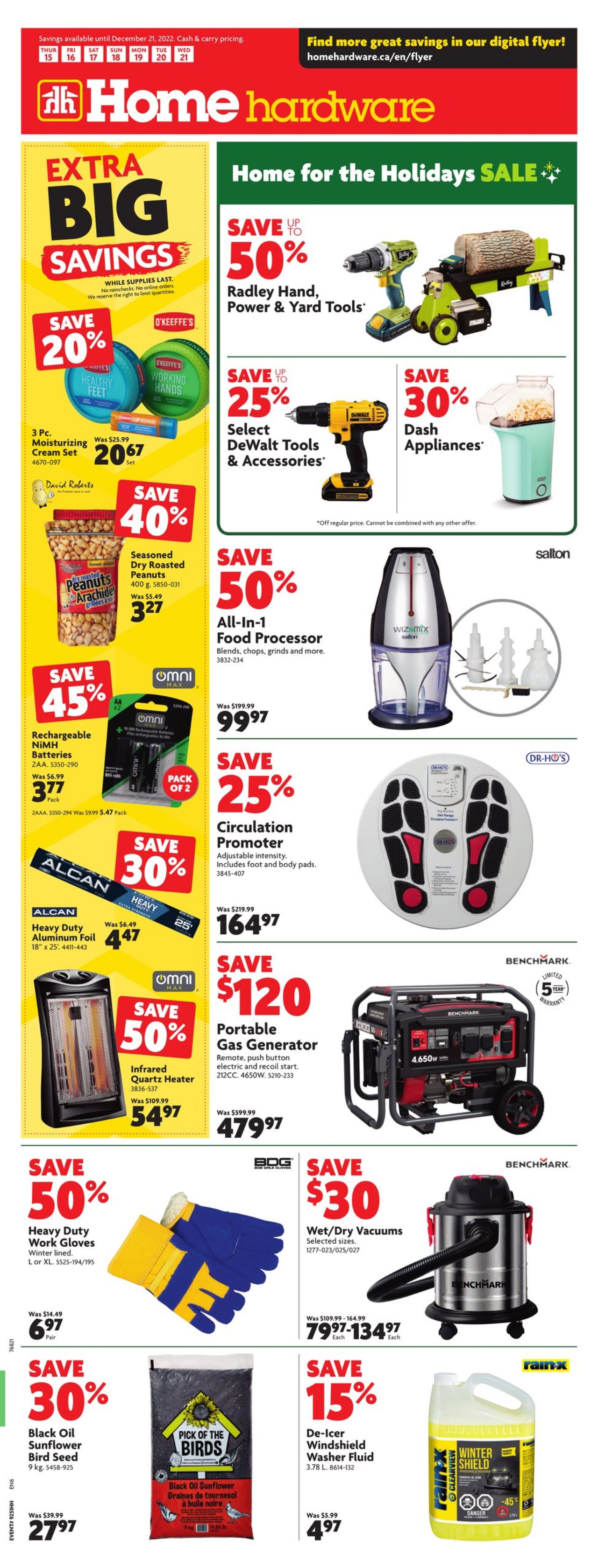 Circulaire Home Hardware 15.12.2022 - 21.12.2022