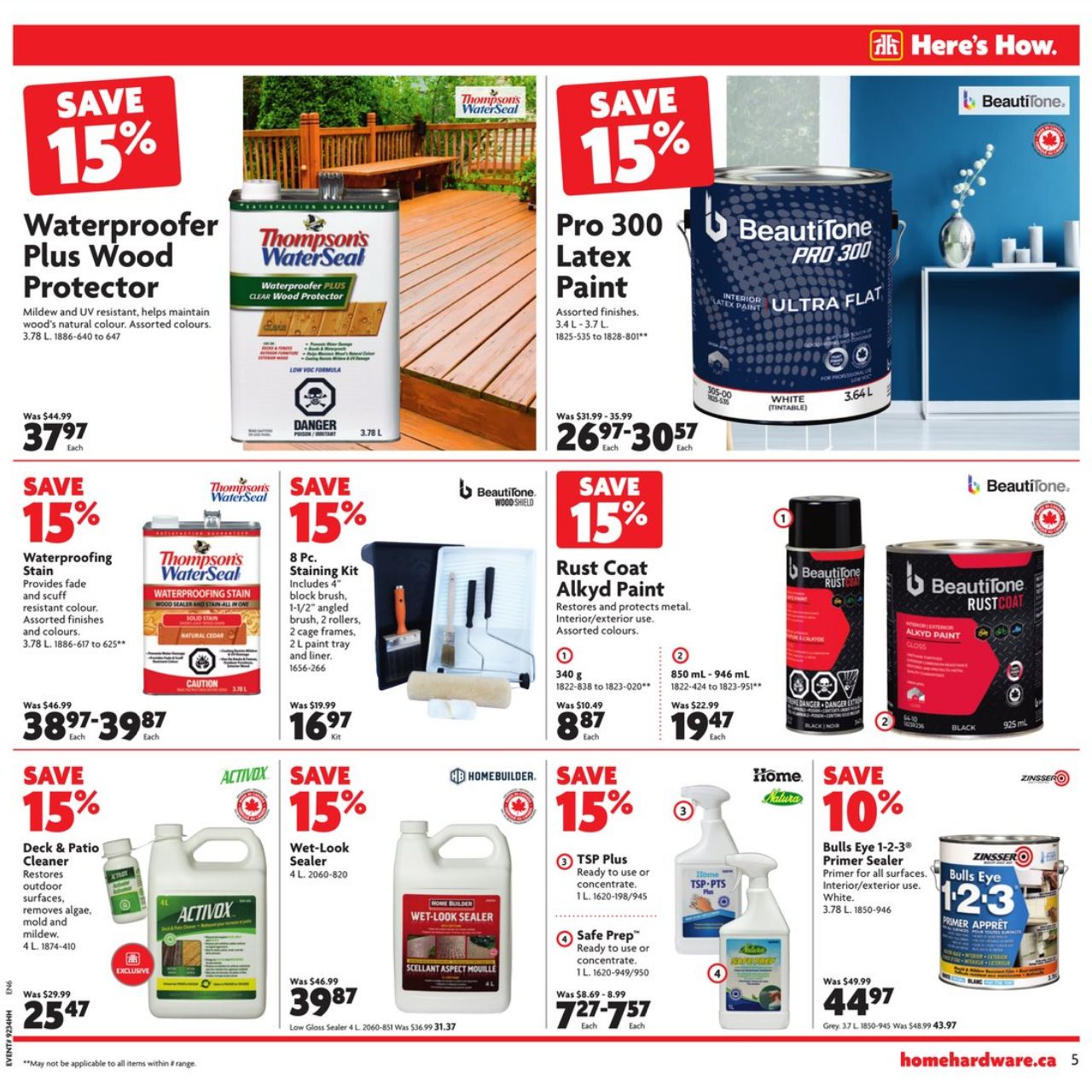 Circulaire Home Hardware 18.08.2022 - 24.08.2022