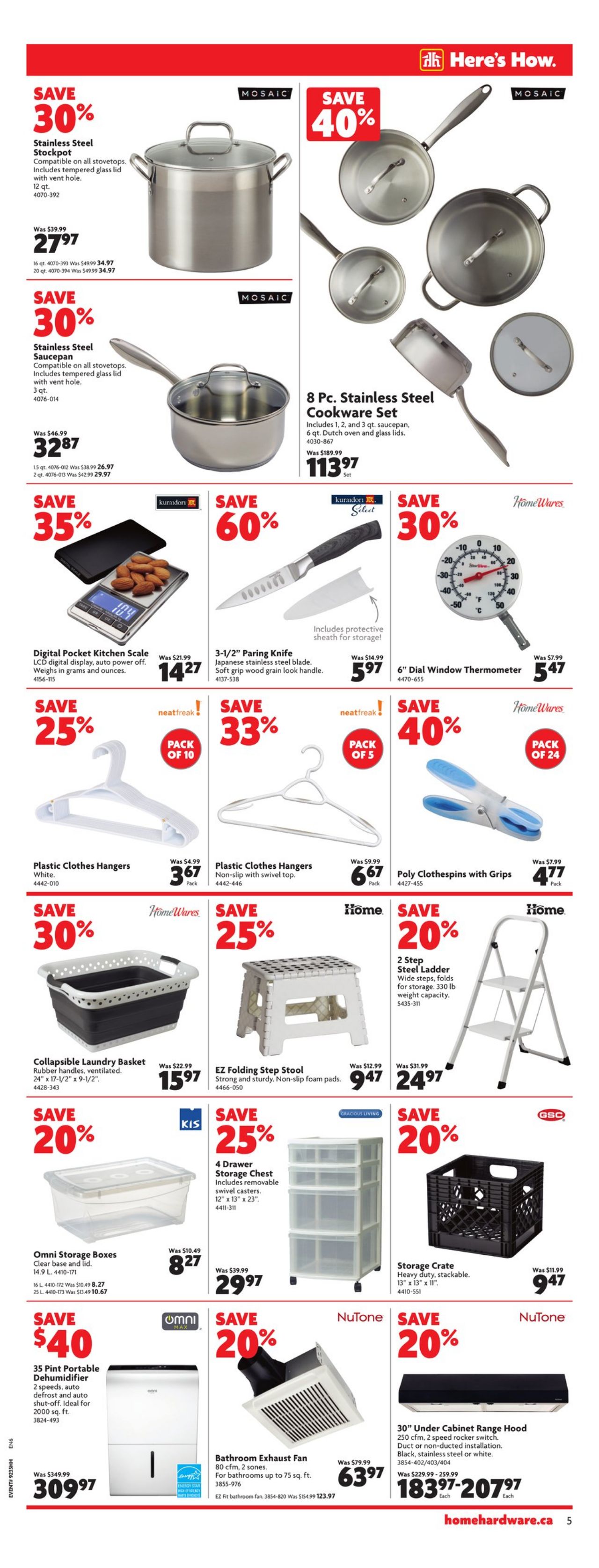 Circulaire Home Hardware 25.08.2022 - 31.08.2022