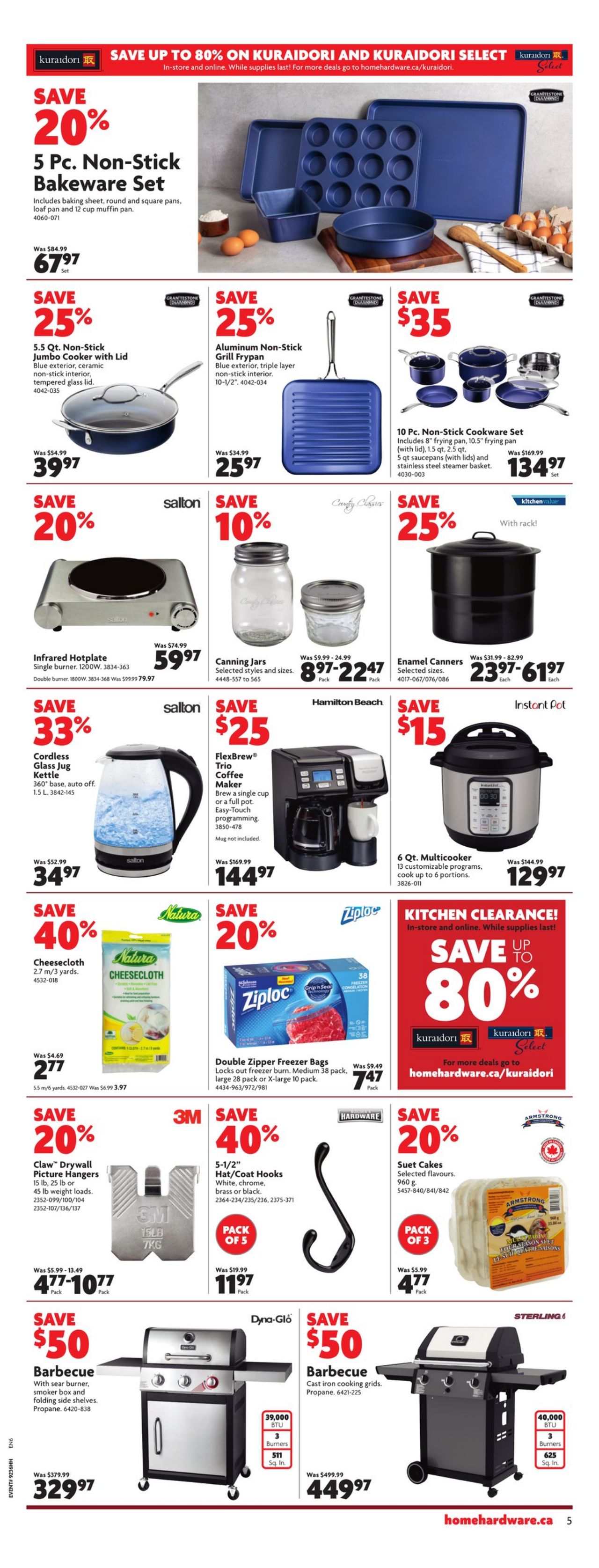 Circulaire Home Hardware 01.09.2022 - 07.09.2022