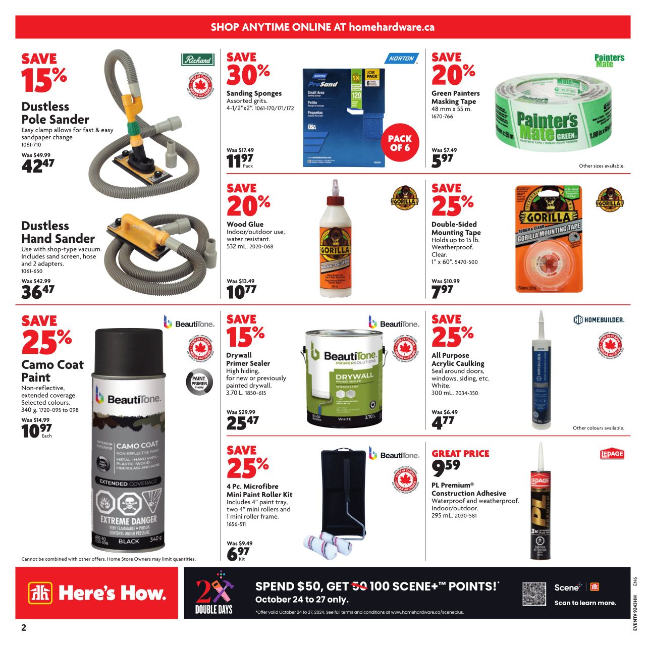 Circulaire Home Hardware 24.10.2024 - 30.10.2024