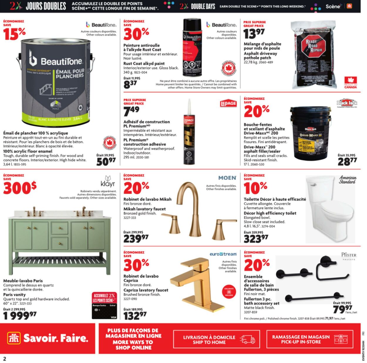 Circulaire Home Hardware 29.08.2024 - 11.09.2024