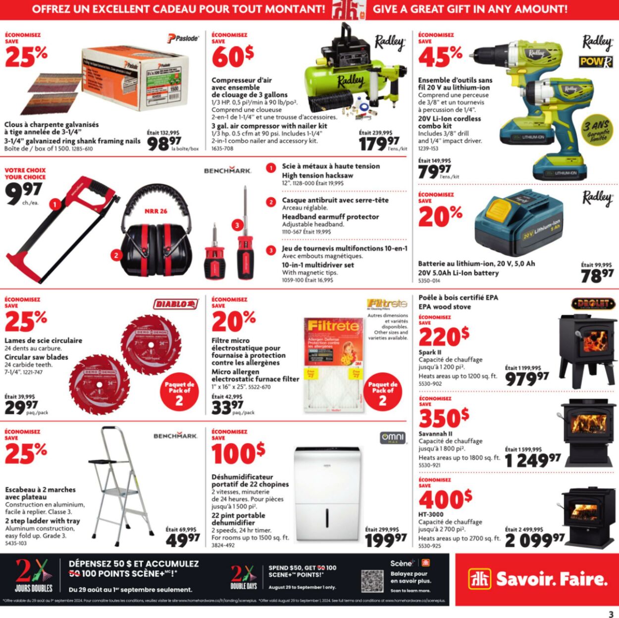 Circulaire Home Hardware 29.08.2024 - 11.09.2024