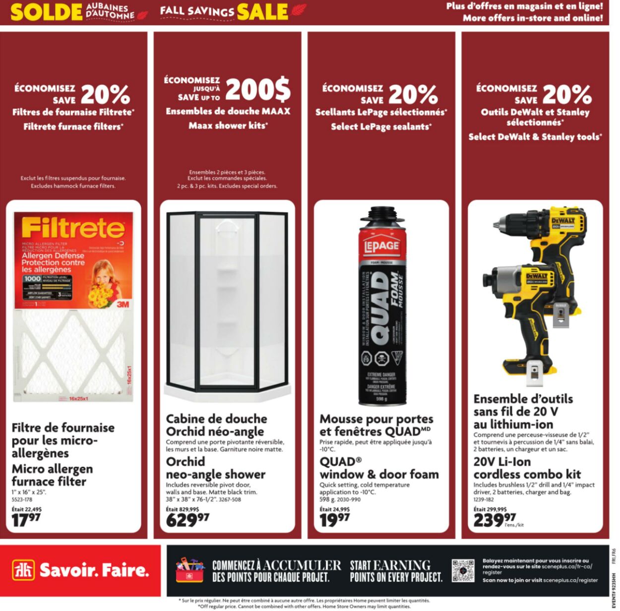 Circulaire Home Hardware 29.08.2024 - 11.09.2024