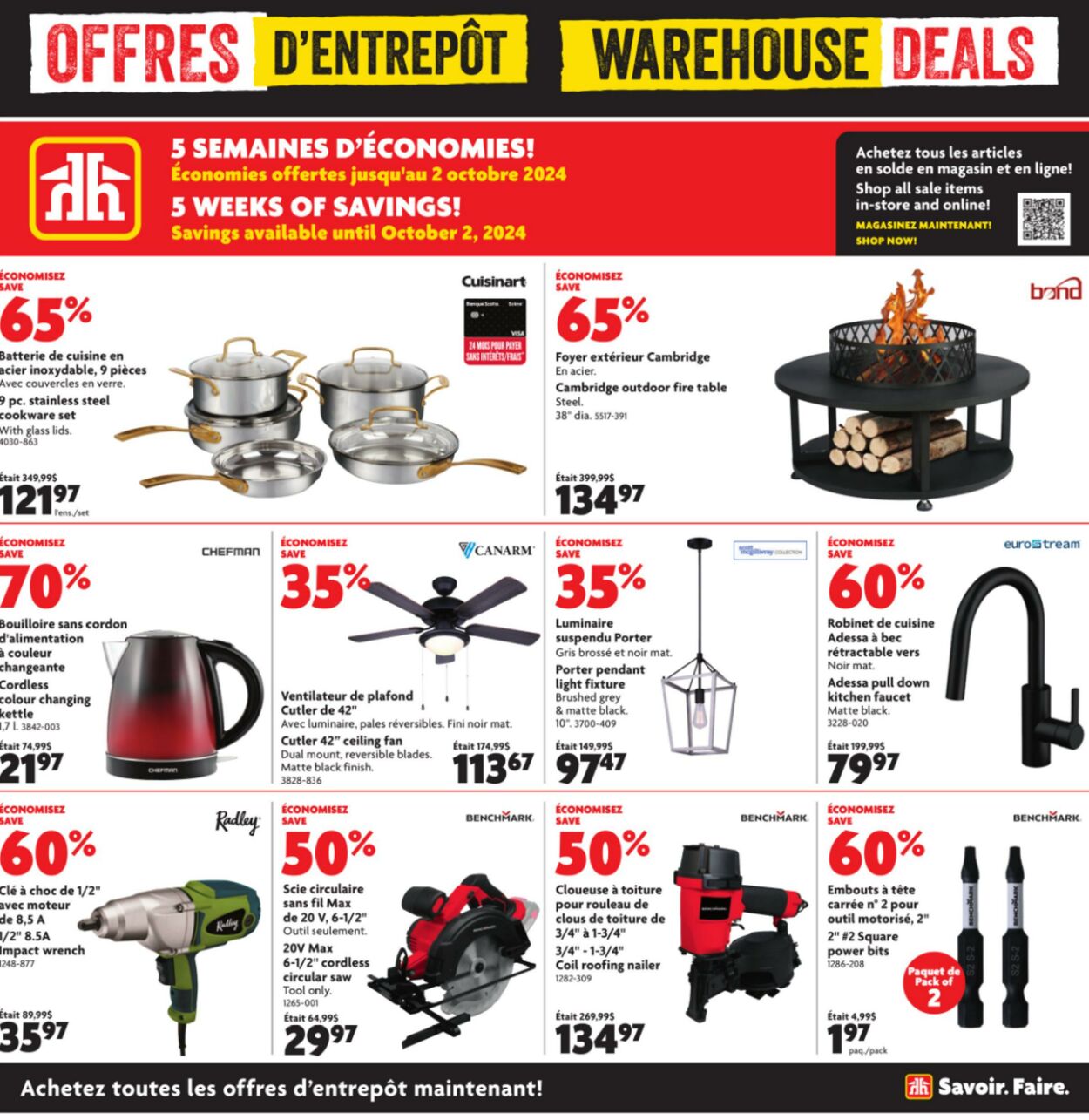 Circulaire Home Hardware 29.08.2024 - 11.09.2024