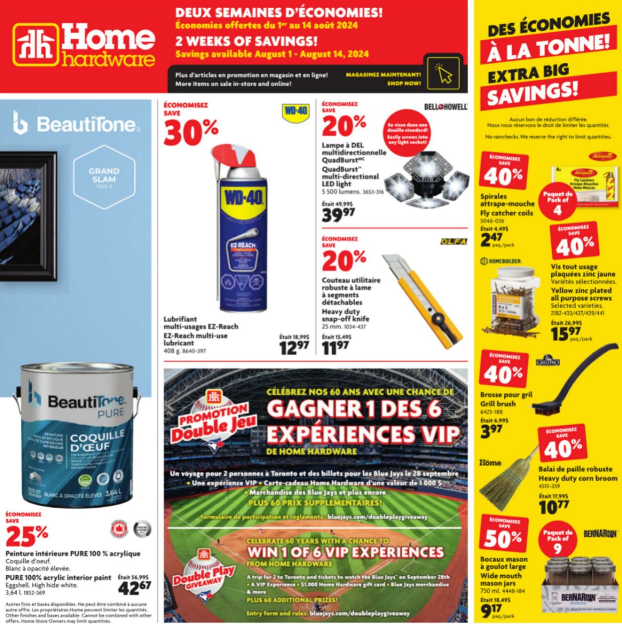 Circulaire Home Hardware 01.08.2024 - 14.08.2024