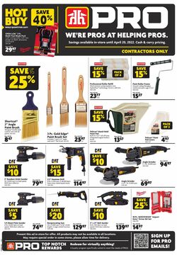Circulaire Home Hardware 07.04.2022-20.04.2022