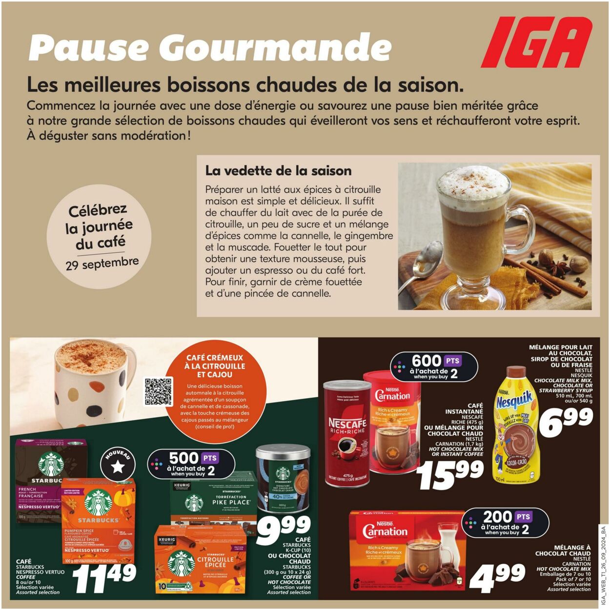 Circulaire IGA 26.09.2024 - 02.10.2024