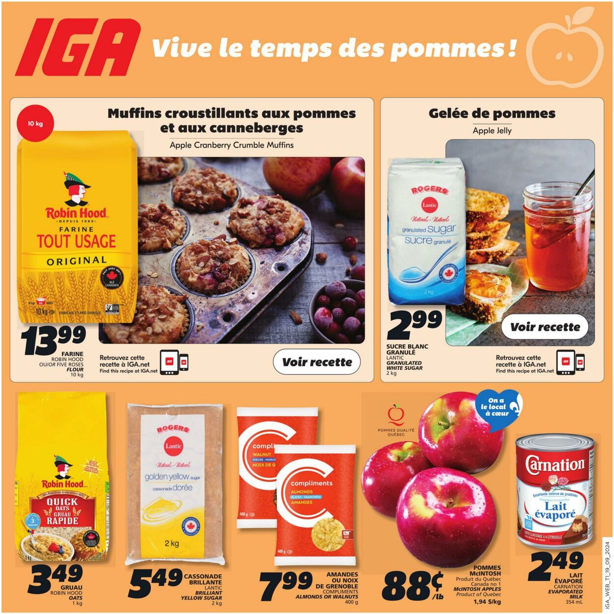 Circulaire IGA 19.09.2024 - 25.09.2024