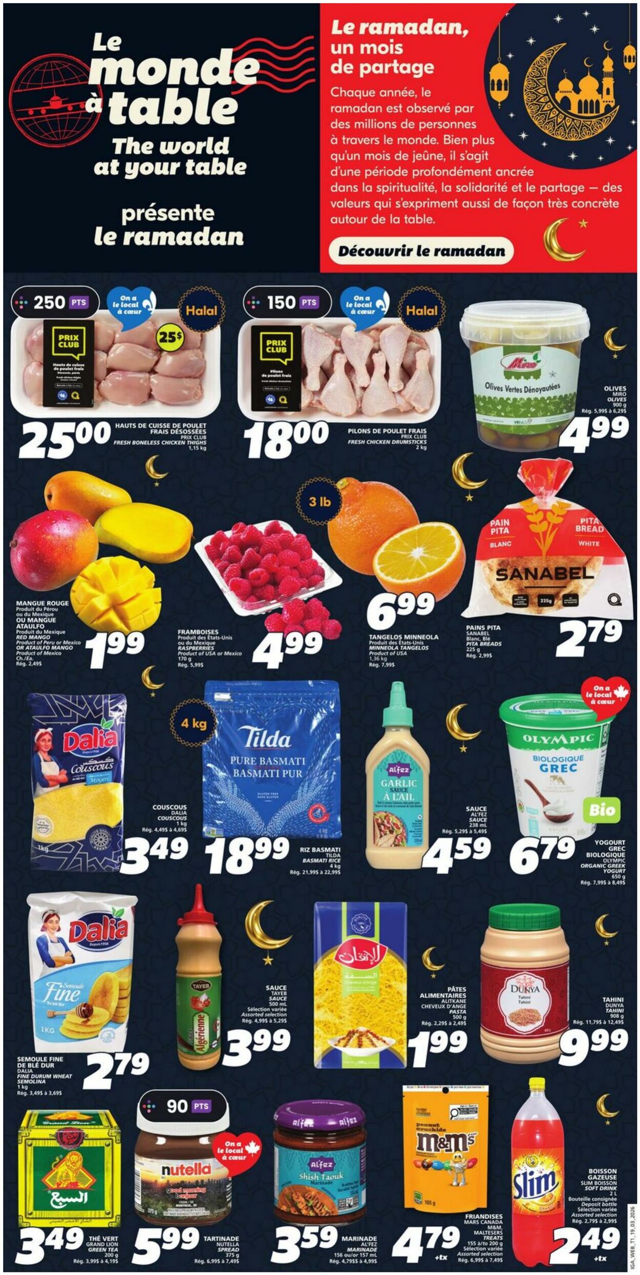 Circulaire IGA 19.03.2026 - 25.03.2026