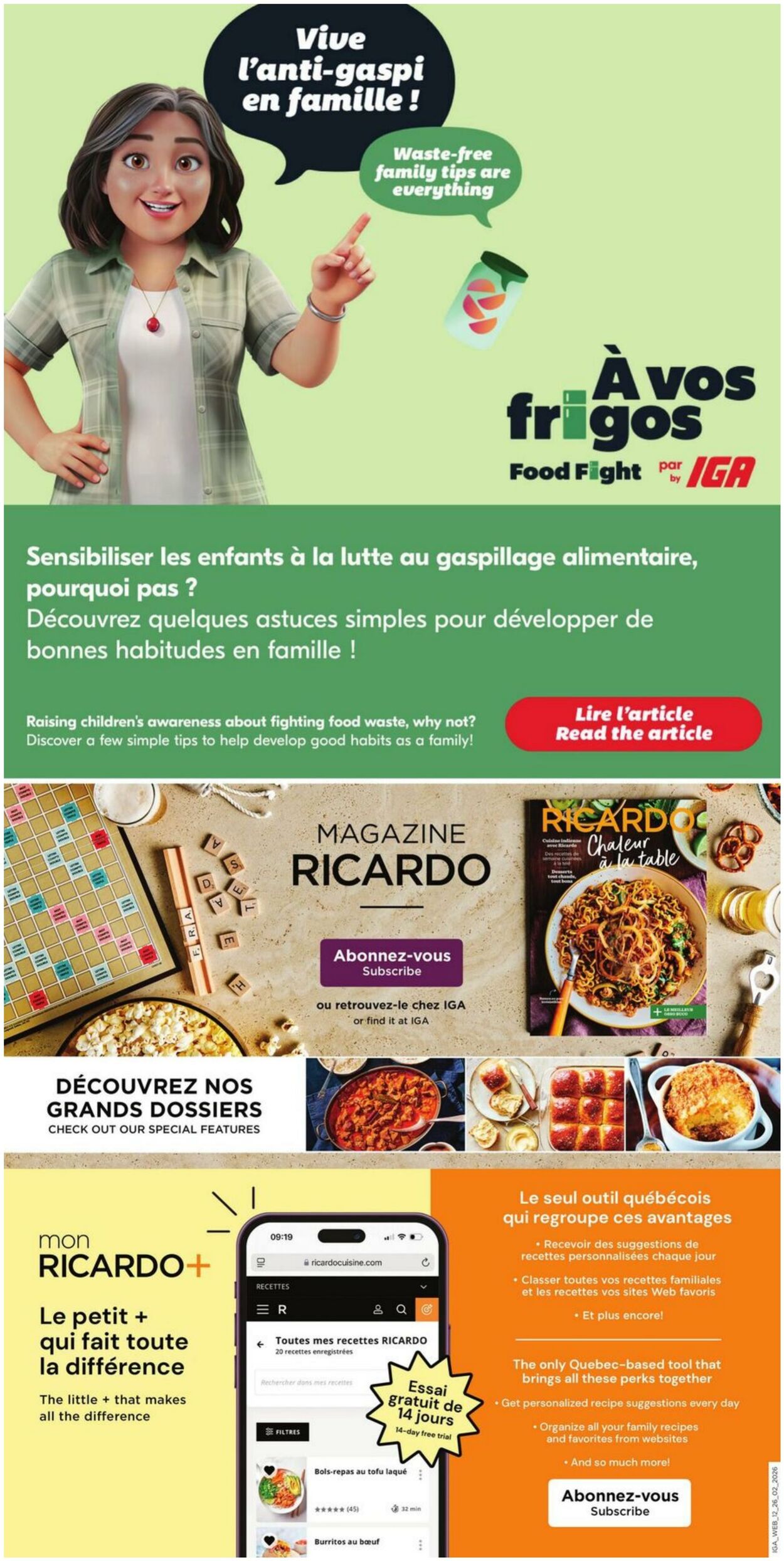Circulaire IGA 26.02.2026 - 04.03.2026