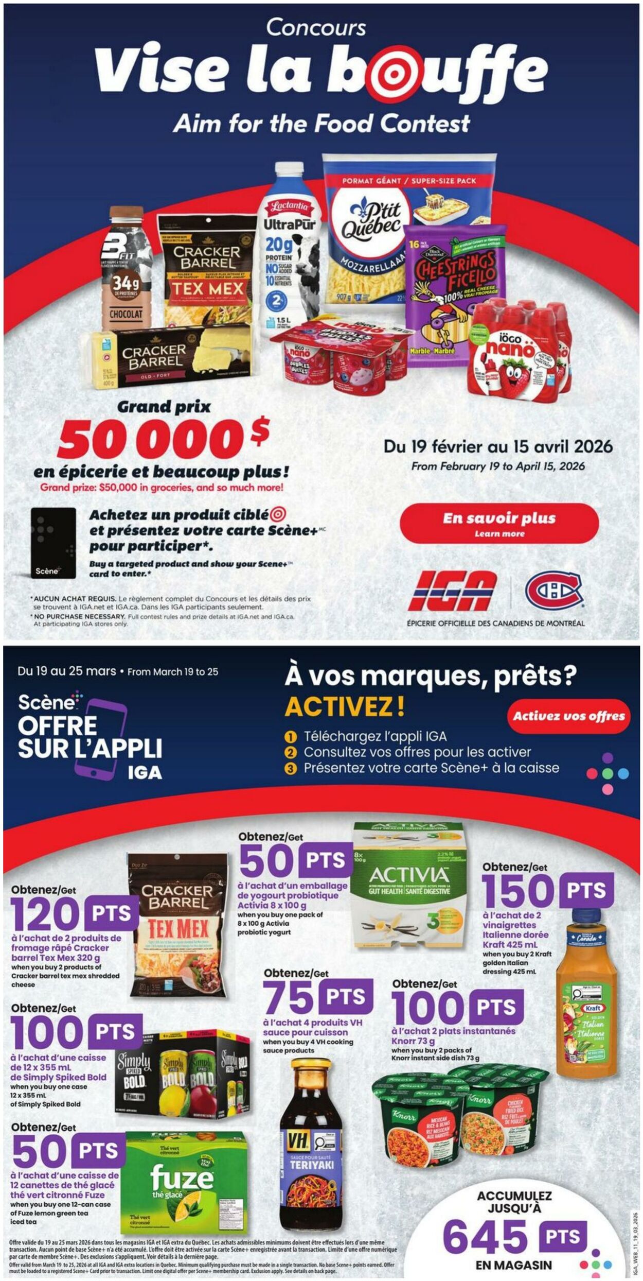 Circulaire IGA 19.03.2026 - 25.03.2026